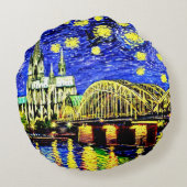 スターリーナイト ケルン ドイツ 大聖堂 ラウンドクッション (裏面)