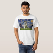 スターリーナイト ノルウェージャンエルクハウンド Tシャツ (正面フル)