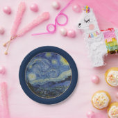 スターリーナイト&バンゴッホ/有名なヴィンテージアート紙 ペーパープレート (パーティー)