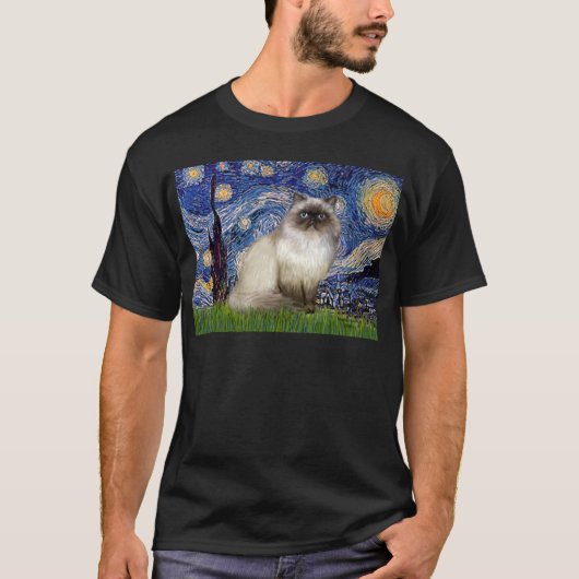 スターリーナイト - ヒマラヤン+キャット 7 Tシャツ (正面)