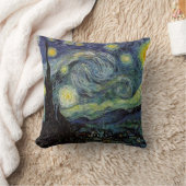 スターリーナイト、ビンセント・ヴァン・ゴッホ。 クッション (ブランケット)