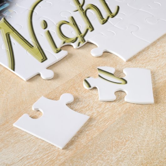 スターリーナイト、ビンセント・ヴァン・ゴッホ。 ジグソーパズル (側面)