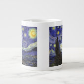 スターリーナイト、ビンセント・ヴァン・ゴッホ。 ジャンボコーヒーマグカップ (正面)