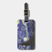 スターリーナイト、ビンセント・ヴァン・ゴッホ。 ラゲッジタグ (正面縦)
