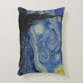 スターリーナイト&ファンゴッホ/有名なヴィンテージアート アクセントクッション (正面(垂直))