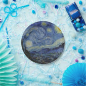 スターリーナイト&ファンゴッホ/有名なヴィンテージアート ペーパープレート (パーティー)