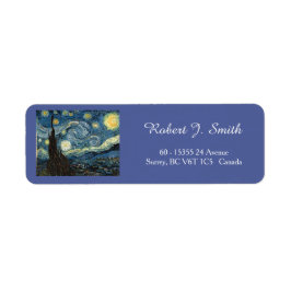 スターリーナイト・ヴィンセント・ヴァン・ゴッホ ラベル