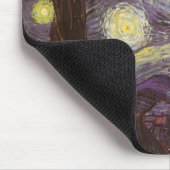 スターリーナイトbyビンセント・ヴァンゴッホヴィンテージファインアート マウスパッド (コーナー)