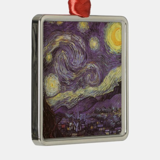 スターリーナイトbyビンセント・ヴァンゴッホヴィンテージファインアート メタルオーナメント (右)
