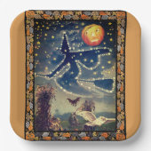 スターリーハロウィーンの夜 ペーパープレート (正面)