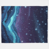 スターリーヒルズナイト フリースブランケット (正面(横))