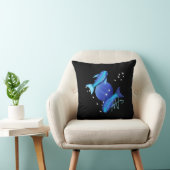 スターリーピセスネプチューン〔占星術の〕十二宮図 クッション (椅子)