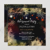 スターリーフォレスト夕べ退職パーティー 招待状 (正面/裏面)