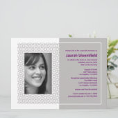 スターリーフレームバルミツワー（エクストララージ）招待状 招待状 (スタンド正面)