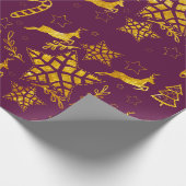 スターリープブルガンディラッピング紙 ラッピングペーパー (角)