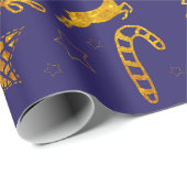 スターリープブルーラッピング紙 ラッピングペーパー (ロールコーナー)