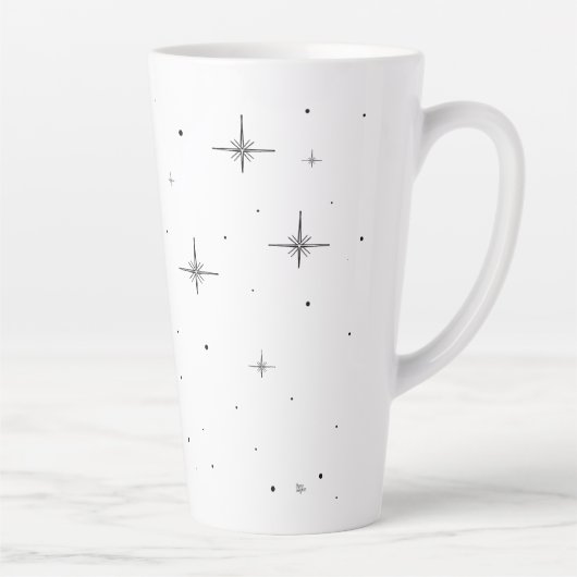 スターリーホリデーラージラテマグ | フェスティバル飲み物用品 カフェラテマグ (右)