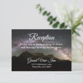 スターリーマウンテンスカイウェディングレセプション エンクロージャーカード (スタンド正面)