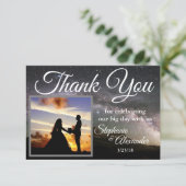 スターリーマウンテン結婚スカイさん サンキューカード (スタンド正面)