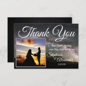 スターリーマウンテン結婚スカイさん サンキューカード (正面/裏面)
