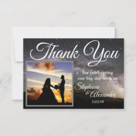 スターリーマウンテン結婚スカイさん サンキューカード