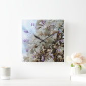 スターリーマグノリア5781 スクエア壁時計 (ホーム)