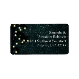 スターリーミッドナイトライトストリングランタン結婚ズ ラベル