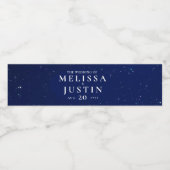 スターリーモダンナイトシ結婚ンプルズ水ボトル ペットボトルラベル (シングルラベル)