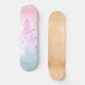 スターリーユニコーンパステルフォレストドリーム#1 #decor #art スケートボード (正面)
