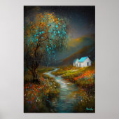 スターリーリバーコテージ – ドリームライクカントリーサイド ポスター (正面)