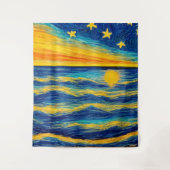 スターリー海ナイトスカイ タペストリー (正面)