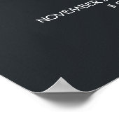 スターリー結婚ナイトの歓迎サイン ポスター (角)