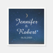 スターリー結婚ナイトナプキン スタンダードカクテルナプキン (正面)