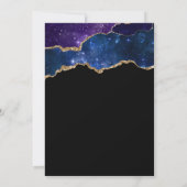 スターリー金ゴールドアゲートゲードスウィート16バースデーパーティー 招待状 (裏面)