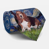スターリー・ナイトのバセット・ハウンド ネクタイ (ロール)