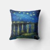 スターリー・ナイト・オーバー・ザ・ローンバイ・ヴィンセント・ヴァン・ゴッホ クッション (裏面)