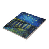 スターリー・ナイト・オーバー・ザ・ローンバイ・ヴィンセント・ヴァン・ゴッホ タイル (側面)