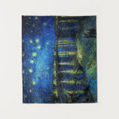 スターリー・ナイト・オーバー・ザ・ローンバイ・ヴィンセント・ヴァン・ゴッホ タペストリー (正面)