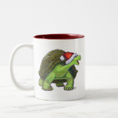 スターリー·ナイト·カメのクリスマス ツートーンマグカップ (左)