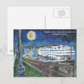 スターリー・ナイト・ミシシッピ・クイーン、サンキュー、ポストカード ポストカード (正面/裏面)