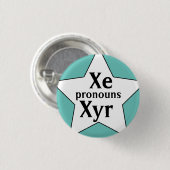 スターリー Xe Xyr 代名詞 缶バッジ (正面&裏面)