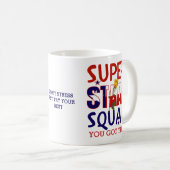 スタールテキサス州試験日先生 やる気を起こさせる コーヒーマグカップ (正面右)