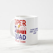 スタールテキサス州試験日先生 やる気を起こさせる コーヒーマグカップ (正面左)