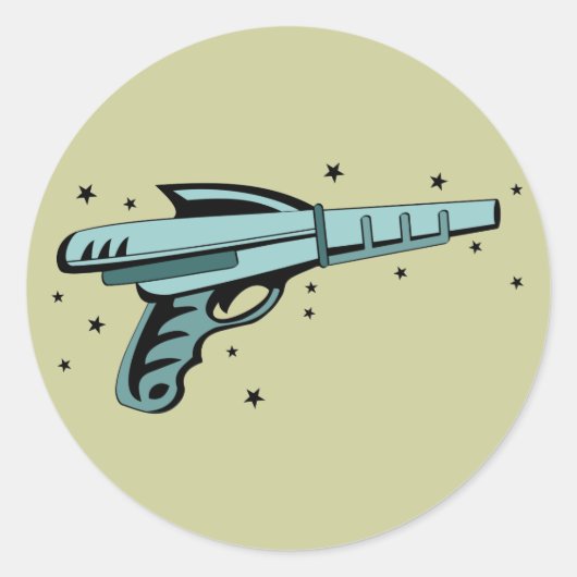 スターレイガンレーザーピストル ラウンドシール (正面)