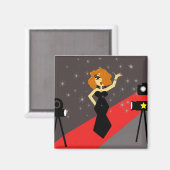 スターレットハリウッドディバマグネット マグネット (正面/裏面)