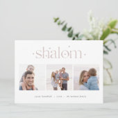 スターレッドつながり | Hanukkahフォトコラージュ シーズンカード (スタンド正面)