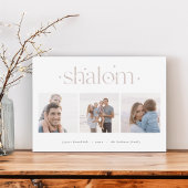 スターレッドつながり | Hanukkahフォトコラージュ シーズンカード