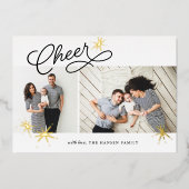 スターレッド応援 | 2枚の写真 箔シーズンカード (正面)