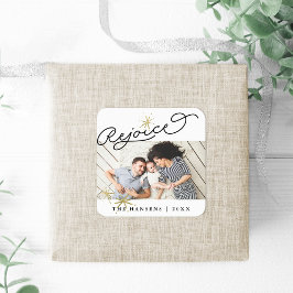 スターレッド・レジョイス |休日の写真 スクエアシール