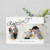 スターレッド・レジョイス | 2枚の写真 箔シーズンカード (立ち正面)